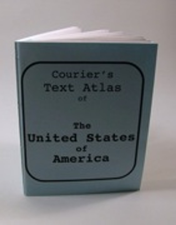 Courier's Text Atlas of The United States of America