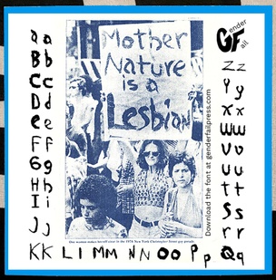 Mother Nature Is a Lesbian [Sticker]