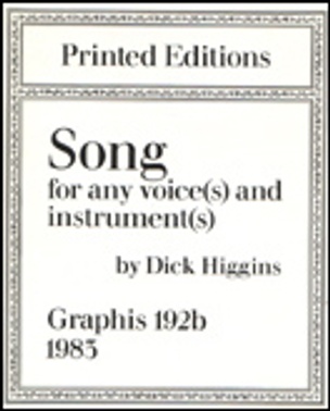 Song for Any Voice(s) and Instrument(s) : Graphis 192b