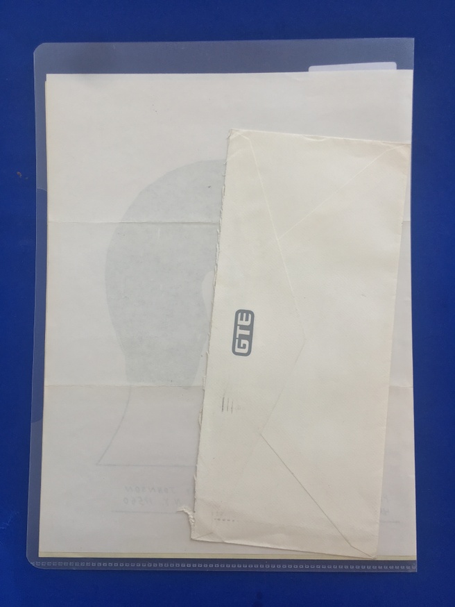 Untitled [Letter by Ray Johnson to Peter Below] thumbnail 4
