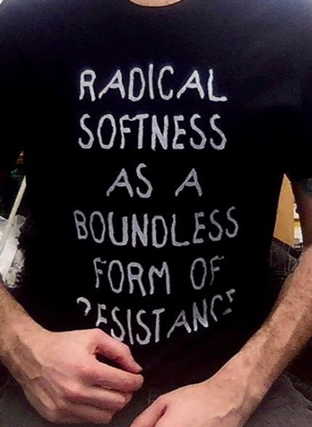 Radical Softness as a Boundless Form of Resistance T-shirt (Small in Black)