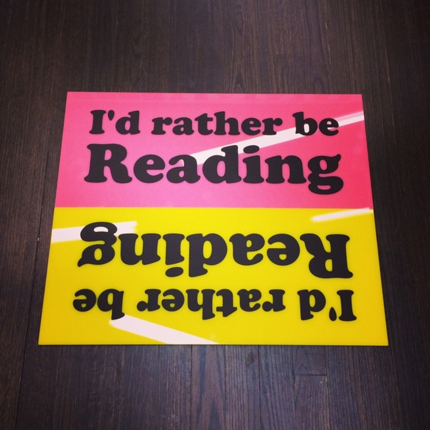 I'd rather be Reading [Yellow] thumbnail 2