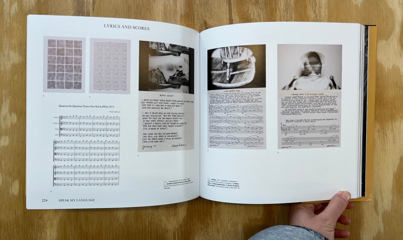 Laurie Anderson - All the Things I Lost In the Flood - Printed Matter