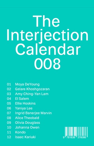 The Interjection Calendar 008