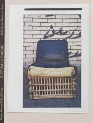 Sidewalk Salon: 1001 Streets Chairs of Cairo