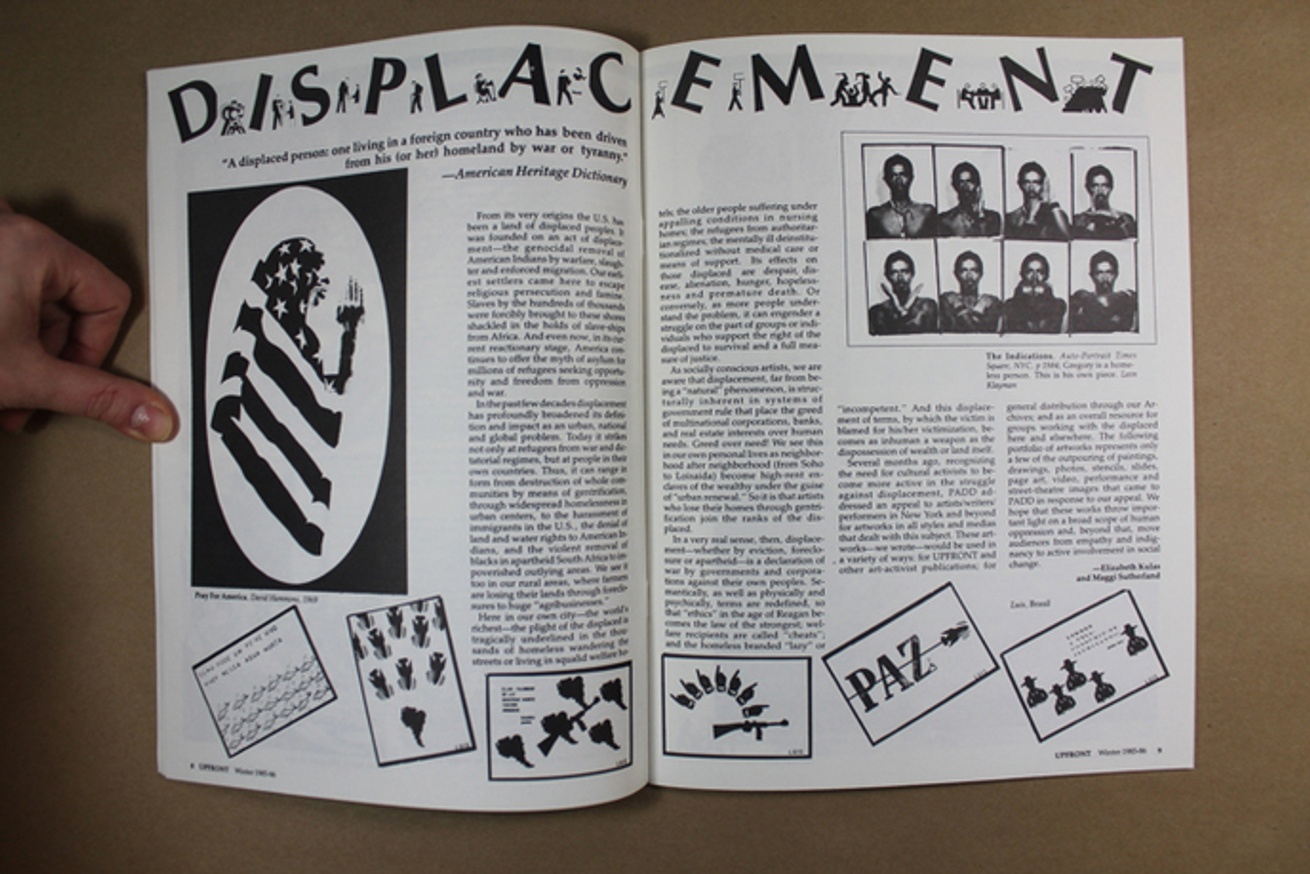 Upfront : A Publication of Political Art Documentation / Distribution thumbnail 3