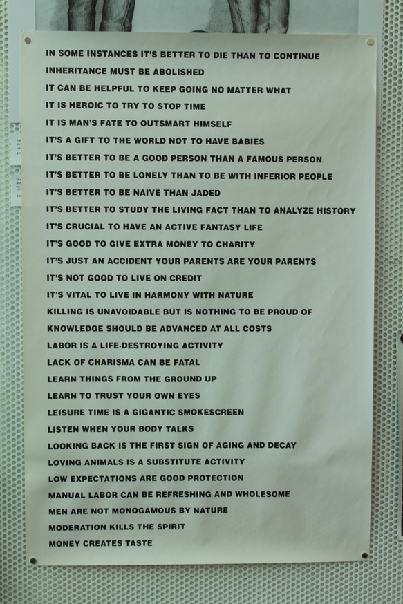 Jenny Holzer - Truisms, 1977-1979 (Every achievement requires a sacrifice —  Imposing order) - Printed Matter