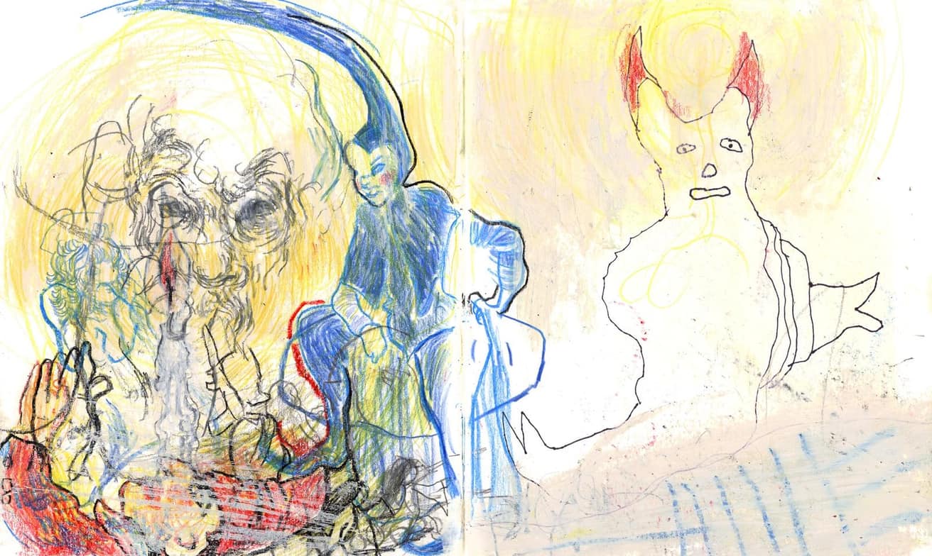 Rita Ackermann and Harmony Korine - Sketchbook V (Twitchy