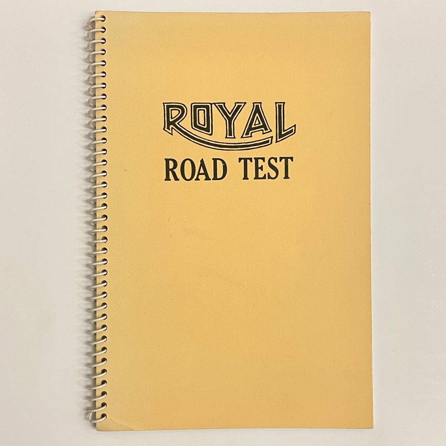 Royal Road Test [Fourth Edition]