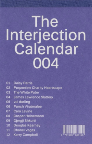 The Interjection Calendar 004