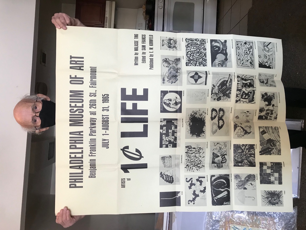  Artists of 1¢ Life: Philadelphia Museum of Art, July 1-August 31, 1965 [Poster]