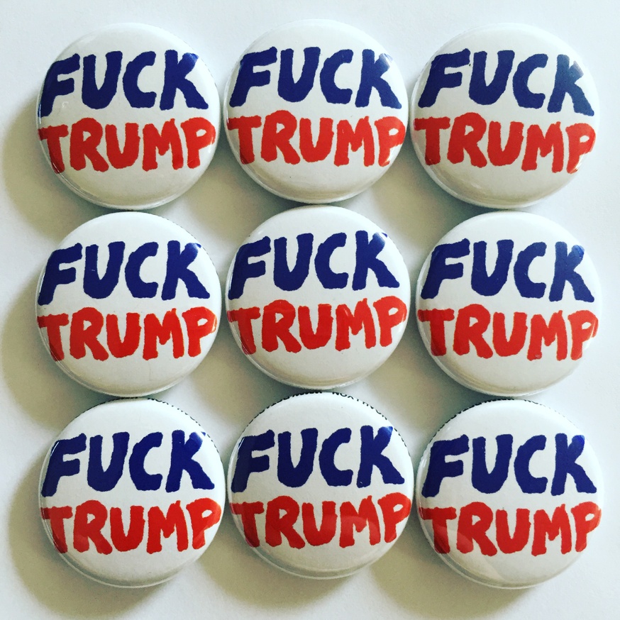 FUCK TRUMP Button thumbnail 2