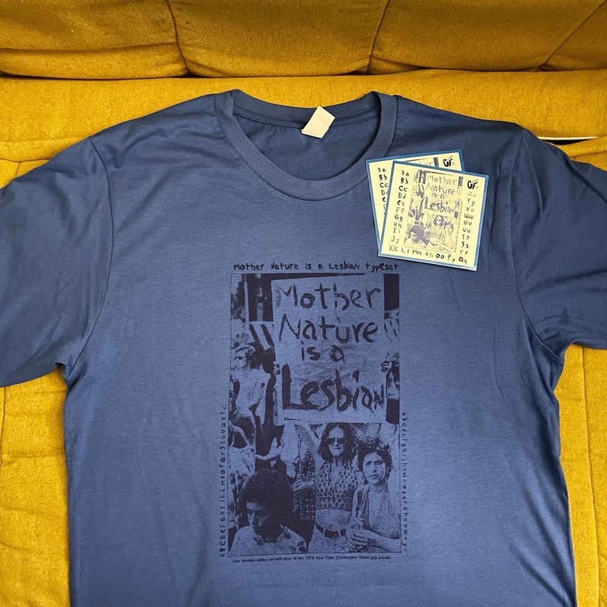 Mother Nature Is a Lesbian T-Shirt [Large]