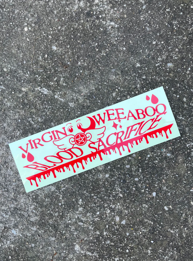 Blood Sacrifice [Bumper Sticker]