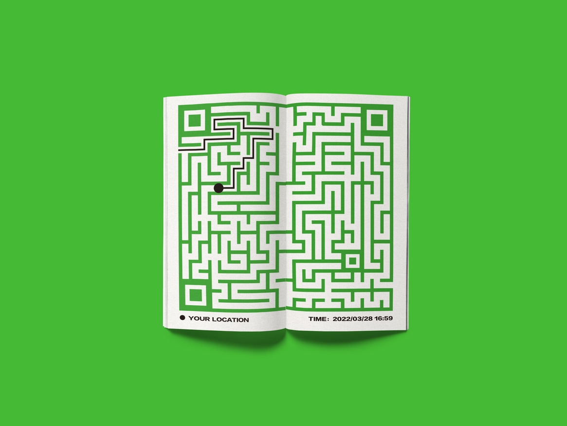 W.G.F. - The Green Labyrinth - Printed Matter