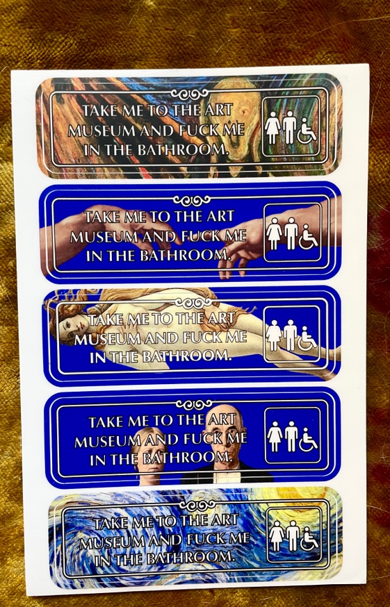 Take Me To The Art Museum… Multiple Sticker Sheet
