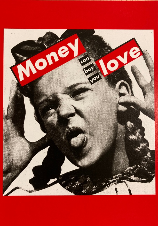 Barbara Kruger - Money Can Buy You Love [Postcard] - Printed Matter