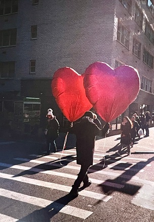 Heart Balloons Postcard