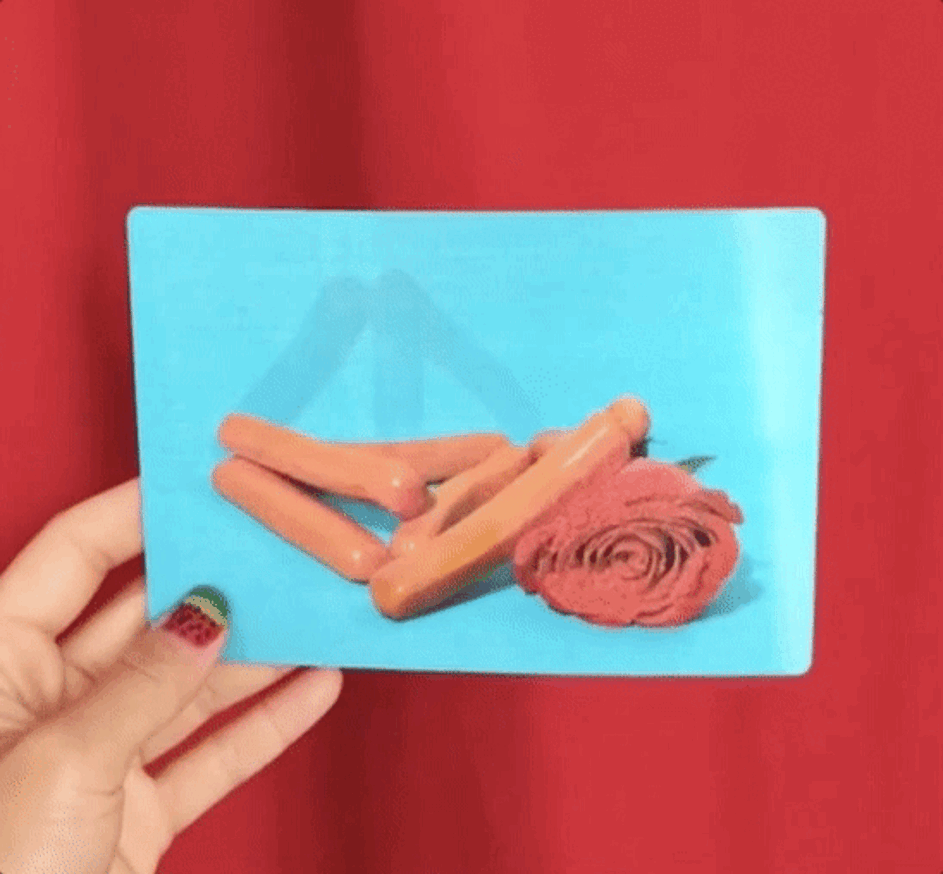 Rose Hot Dog Lenticular