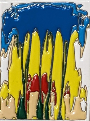 Miriam Cahn Pin [Paint Drip]