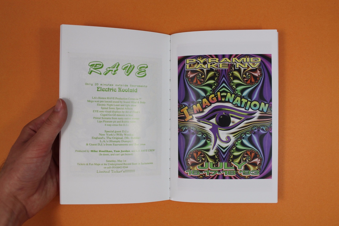 vtg 1990s 2000s Rave Flyer - San Francisco CA retro events RET1