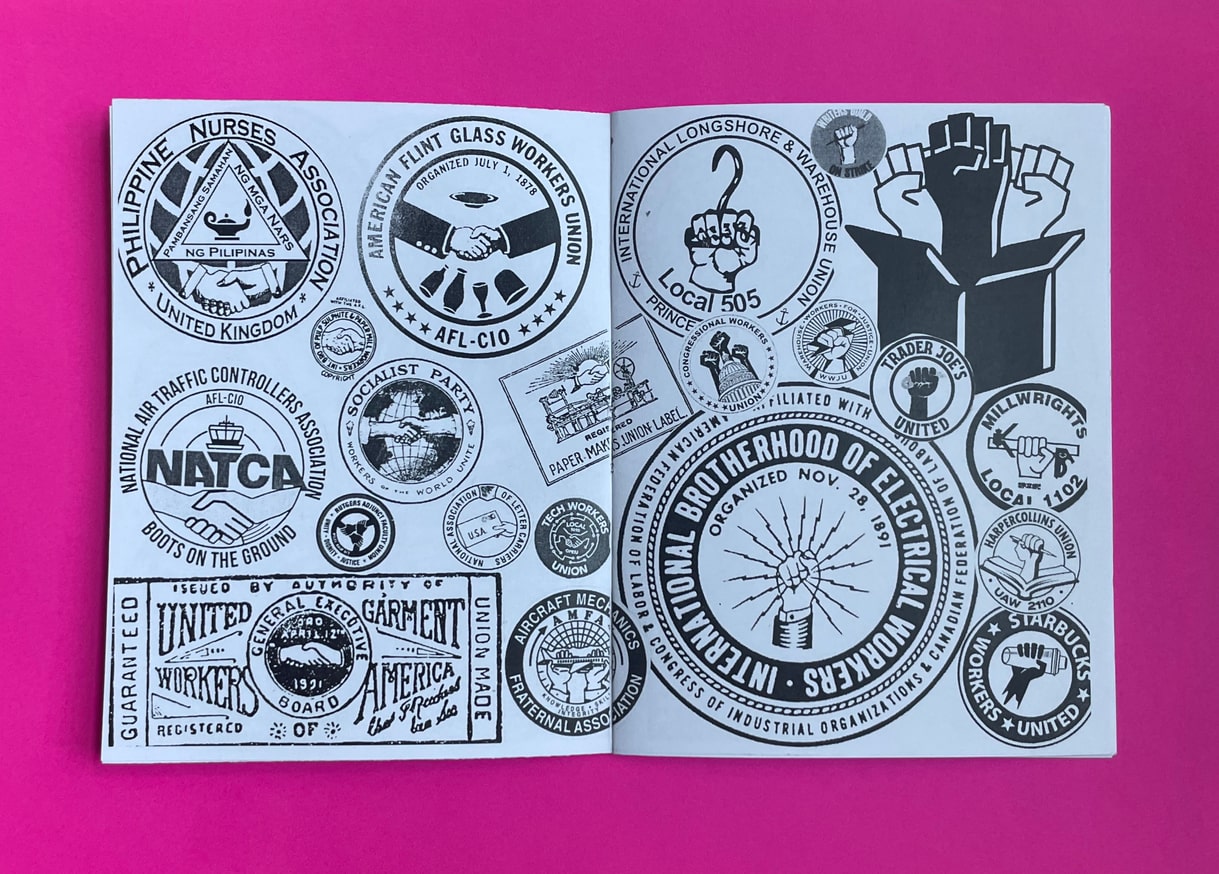 Michelle Rosenberg - Union Labels and Logos - Printed Matter