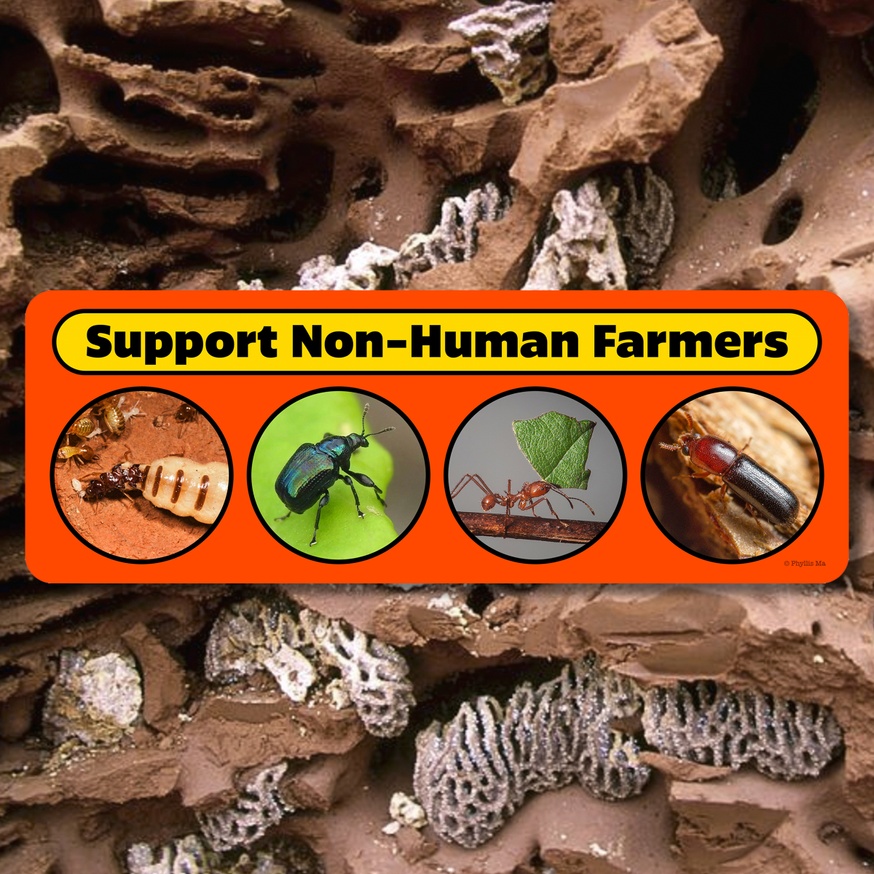 Non-Human Farmers Sticker