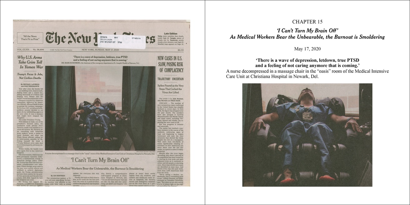 Front Pages with Pictures of Women Fighting Covid : The New York Times thumbnail 3
