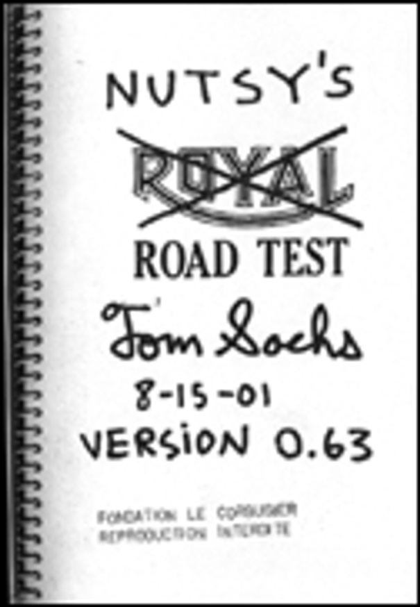 Nutsy's Road Test Version 0.63