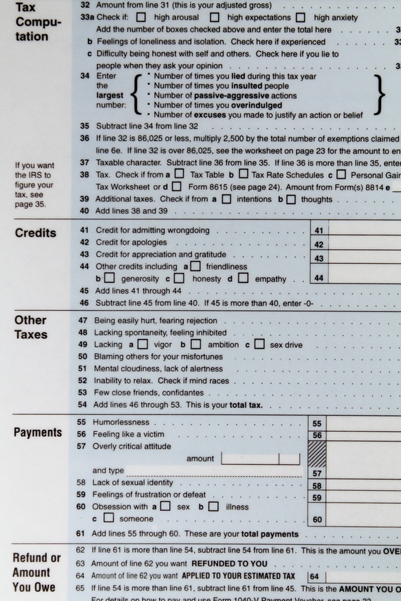 Stephanie Brooks - Tax Forms Enclosed : 1040EZ, 1040A, 1040 - Printed Matter