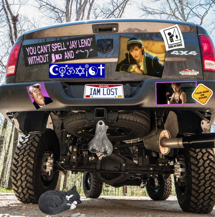 You Can't Spell Jay Leno without J.LO and Enya [Bumper Sticker] thumbnail 2