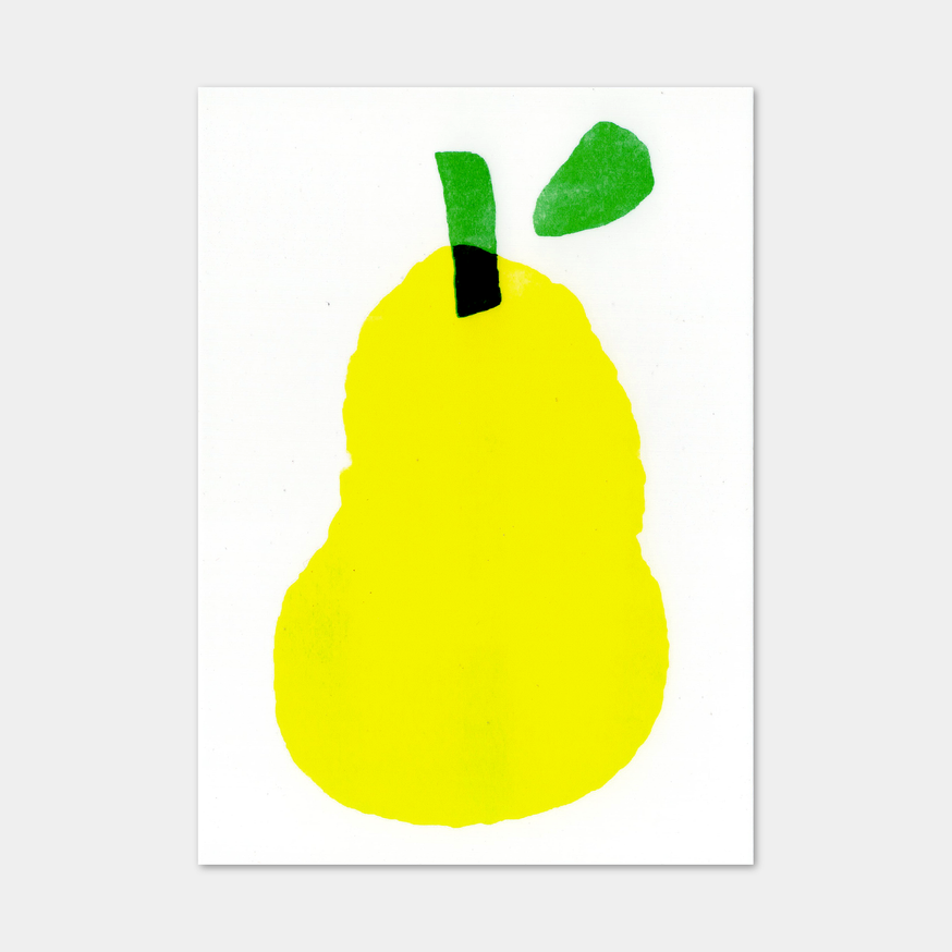 Fruity Fruits (Pear) [Notecard]