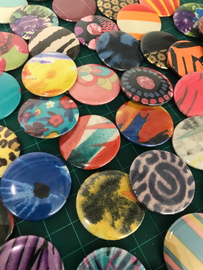 Unique Fabric Button