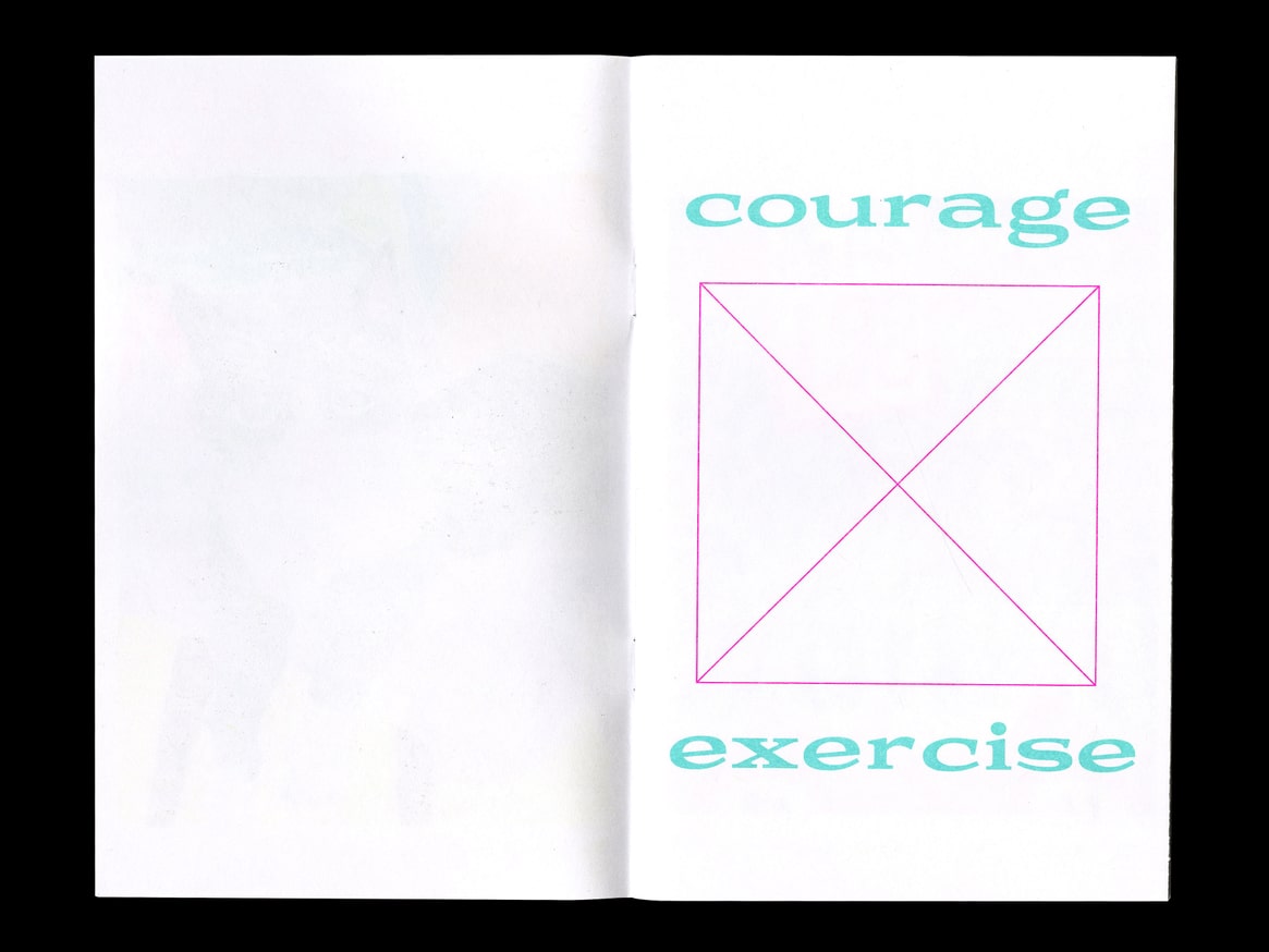 Ivy Zheyu Chen - Courage Exercise [Zine] - Printed Matter