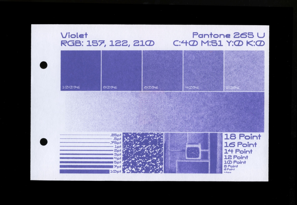 Riso Swatches & Mode Tests - Printed Matter
