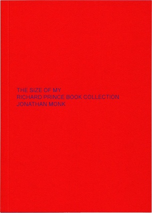 The Size of my Richard Prince Book Collection (Metric Edition) / RED