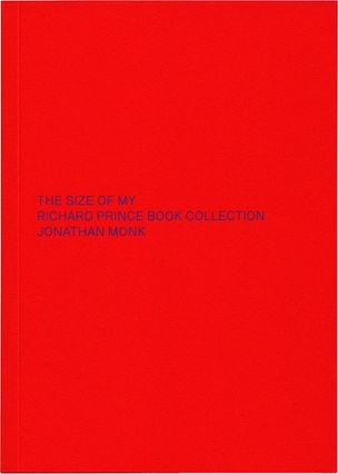 The Size of my Richard Prince Book Collection (Metric Edition) / RED