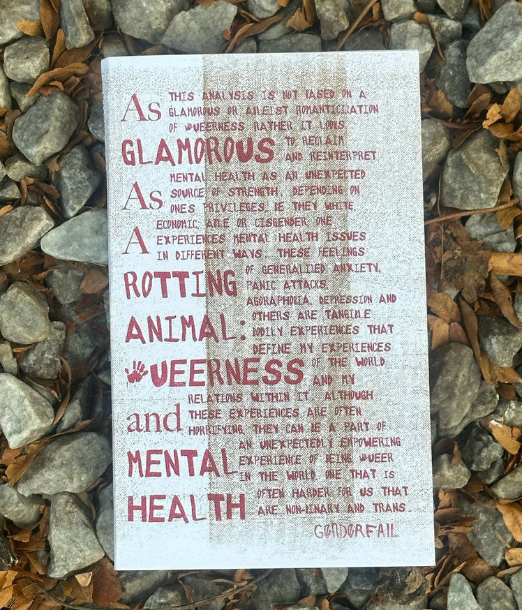Be Oakley - As Glamorous as a Rotting Animal: Queerness and Mental ...