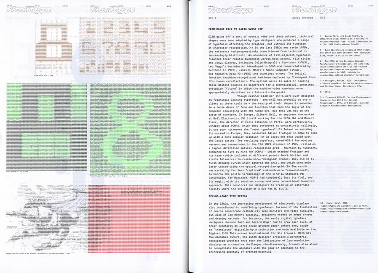 OCR-X Type Specimen thumbnail 3