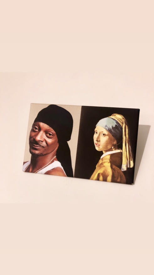Snoop and the Pearl Earring Sticker