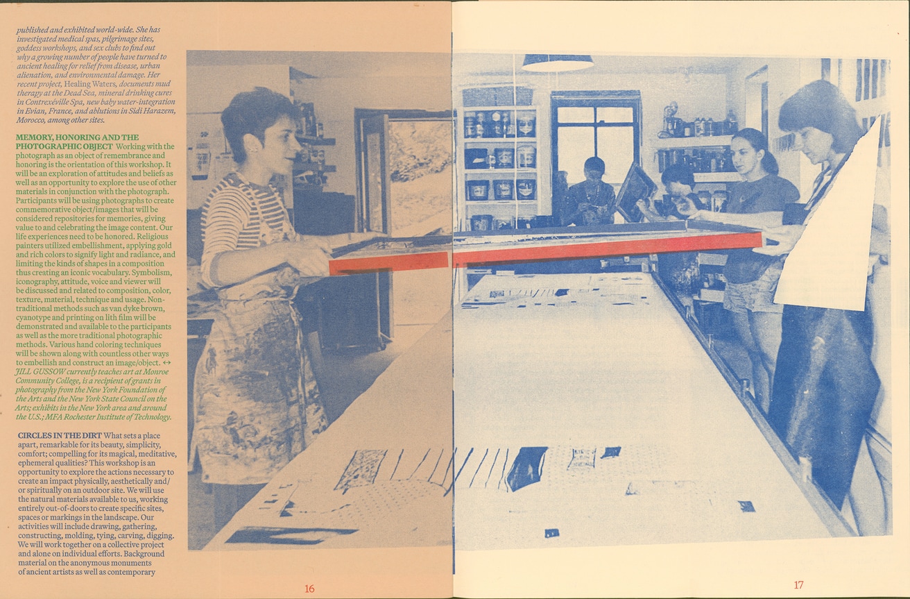 Emily Larned - Workshopping at Women's Studio Workshop - Printed Matter