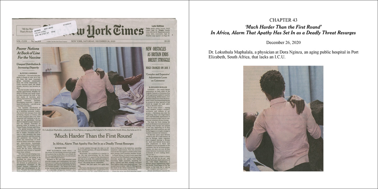 Front Pages with Pictures of Women Fighting Covid : The New York Times thumbnail 10