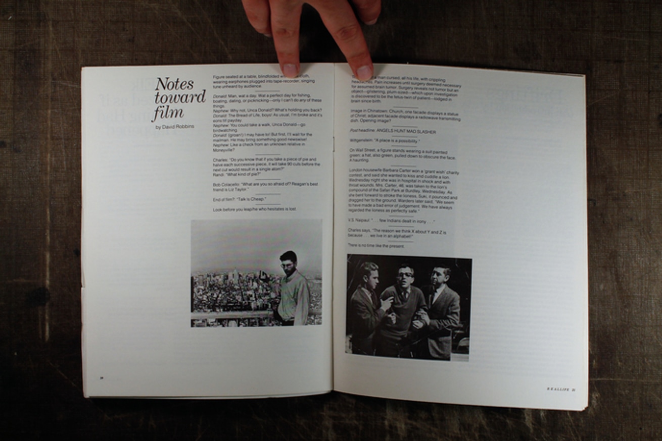 Thomas Lawson and Real Life - Real Life Magazine - Printed Matter