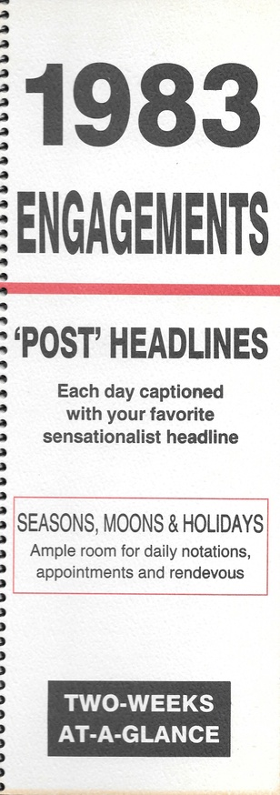 Engagements Calendar 1983
