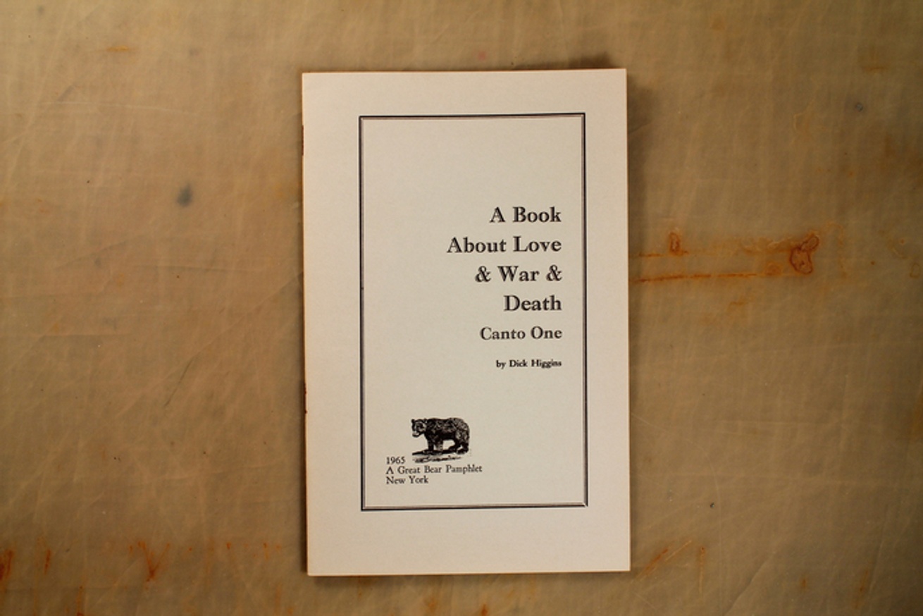 A Book about Love & War & Death/Higgins