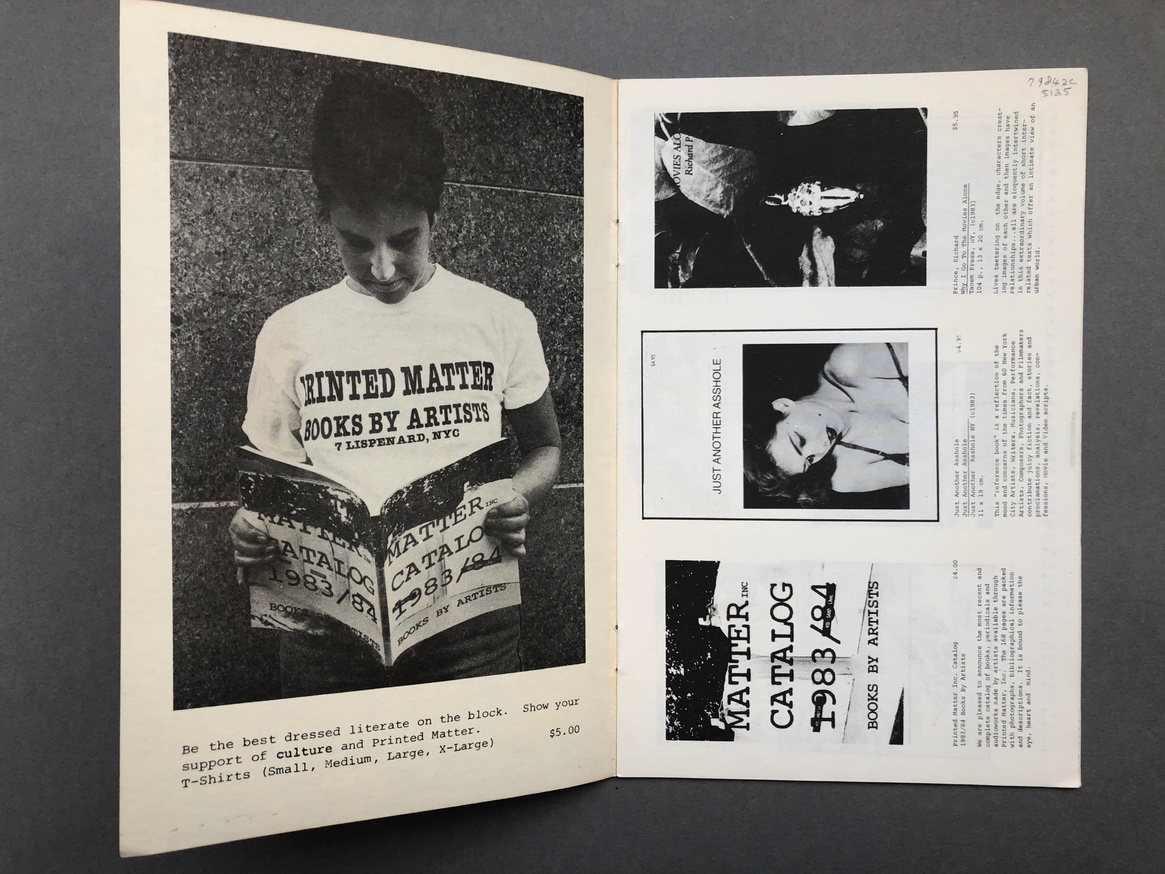 Printed Matter Inc. : Give Books By Artists For The Holidays 1984 thumbnail 2
