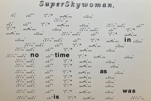 Coco Gordon's SuperSkywoman Book Launch at Printed Matter [Announcement Card]