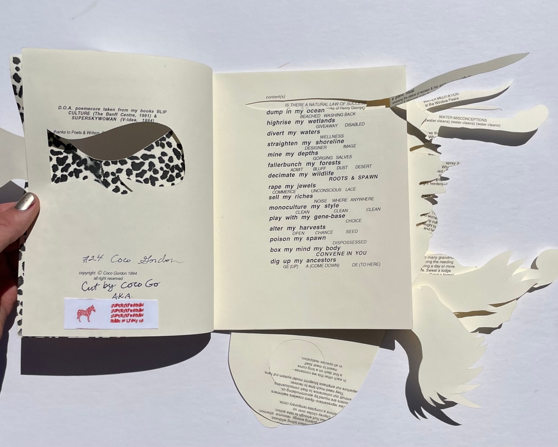 Coco Gordon - D.O.A.: WOMAN & NATURE [Cut Book] - Printed Matter