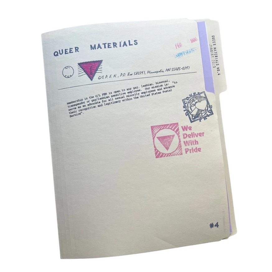 Queer Materials #4 "G/L PEN"
