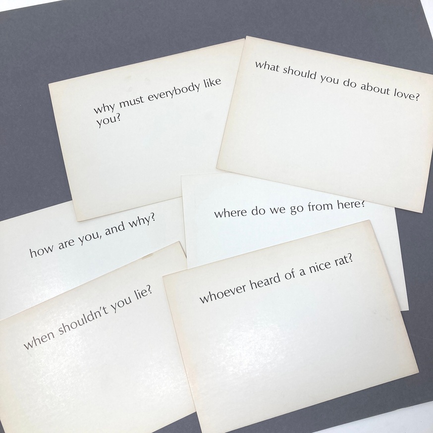 Ample Food for Stupid Thought: Who, What, When, Where, Why, How? (Set of 6 Random Cards) thumbnail 2